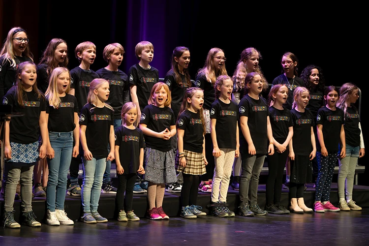 Die Kinder des Bergedorfer Kinderchors